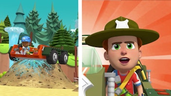 Ranger Rob Bäume pflanzen im Tier-Spaß-Park