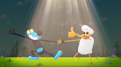 Karate Schaf Der mit dem Wolf tanzt