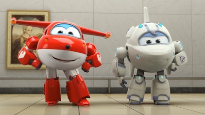 Super Wings Langfinger im Louvre