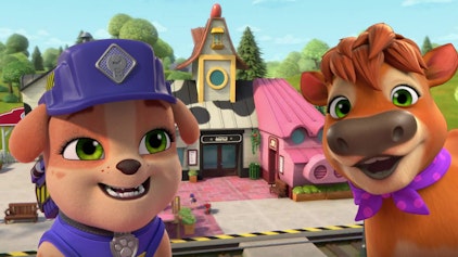 Rubble & Crew Die Crew baut einen Bahnhof