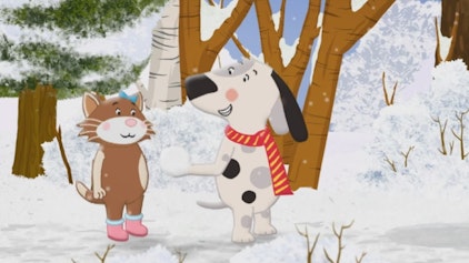 Gustavs Welt Wem gehört die Spur im Schnee?