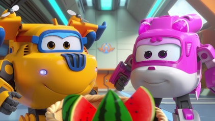 Super Wings Mission Müllverwertung