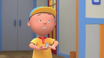 Caillou Caillou geht auf Nummer sicher