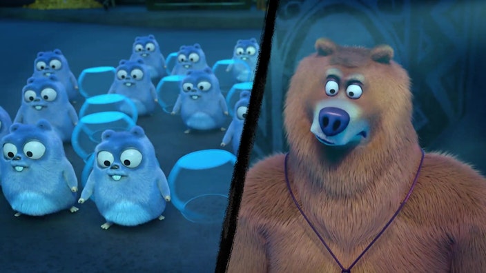 Grizzy & die Lemminge Die Krabben-Muschel