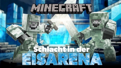 Minecraft Übertriebene Schlacht in der Eis-Arena | Minecraft Folge 6