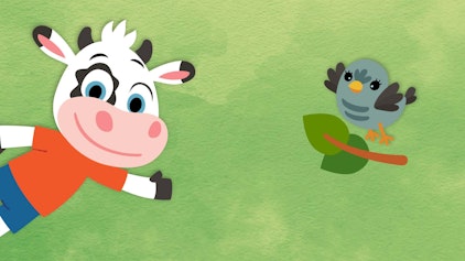 Auf einem Baum ein Kuckuck saß