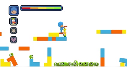 Pocoyo Hier Münze einwerfen