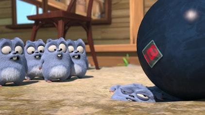 Grizzy & die Lemminge Lemming Bowling