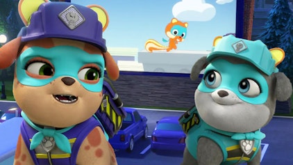 Rubble & Crew Die Crew baut ein Autokino