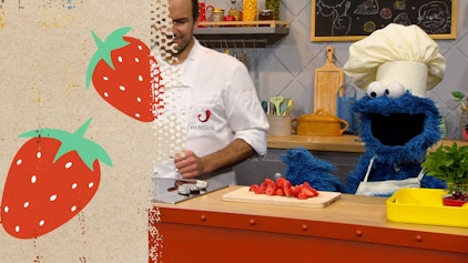 Krümelmonsters Foodie Truck mit Steffen Henssler Erdbeeren