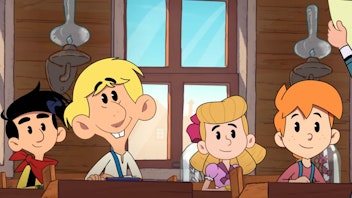 Kid Lucky Die Matheaufgabe