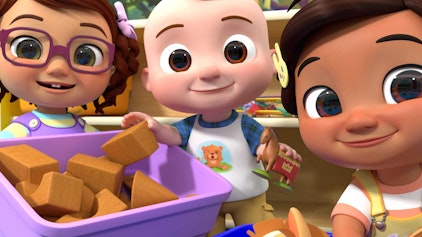 CoComelon Spielen, dann aufräumen