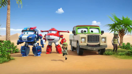Super Wings Wo sind die Wüstenfüchse?