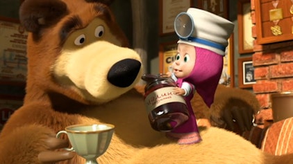 Mascha und der Bär Mascha kuriert den Bären