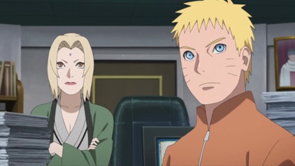 Boruto: Naruto Next Generations Berühre die Kinnschuppe