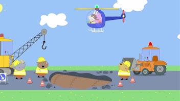Peppa Pig Frau Mümmels Hubschrauber