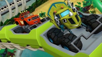 Blaze und die Monster-Maschinen Die Dino-Achterbahn