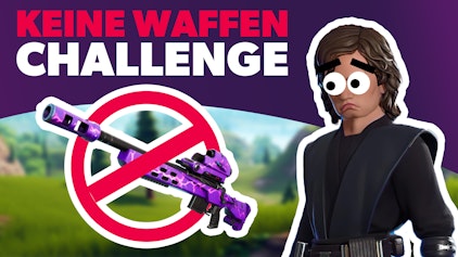 Fortnite SO lange überlebe ich OHNE Waffen