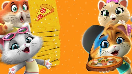 44 Cats Pizza backen mit den Buffycats