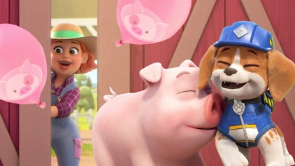 Rubble & Crew Die Crew baut einen Schweinestall