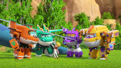 Super Wings Im Bauch des Supersaurus