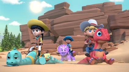 Dino Ranch Min auf Mondlilien-Mission