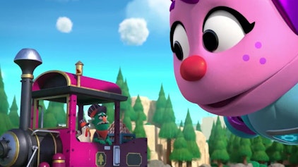 Sesame Street's Mecha Builders Stoppt den Zug!
