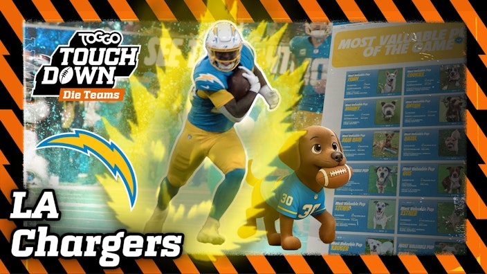 TOGGO Touchdown - Das sind die Teams Das sind die LA Chargers