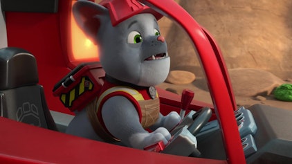 Rubble & Crew Die Crew baut eine Flughafenstraße