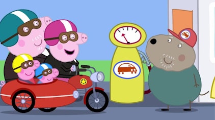 Peppa Pig Motorradfahren