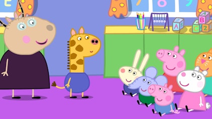 Peppa Pig Gerald Giraffe ist schon groß