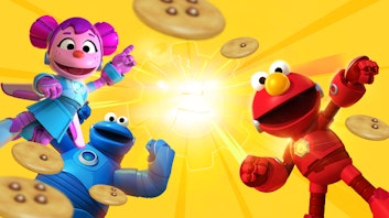 Sesame Street's Mecha Builders Abenteuer mit Mecha Krümel, Abby und Elmo