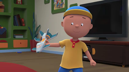 Caillou Zeit zum Aufladen
