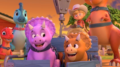 Dino Ranch Besuch für Tango