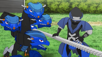 Bakugan: Battle Planet - Kurze Clips Die Bakugan-Hinterhofspiele: Seilziehen, Teil 1