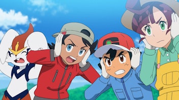 Pokémon Meister-Reisen: Die Serie / 24 Macht euch vom Acker!