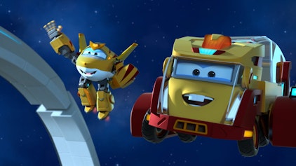 Super Wings Wettstreit im Weltraum