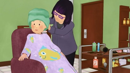 Meine Freundin Conni Conni beim Frisör