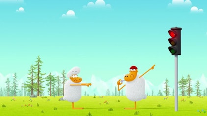 Karate Schaf Wanda gibt Vollgas