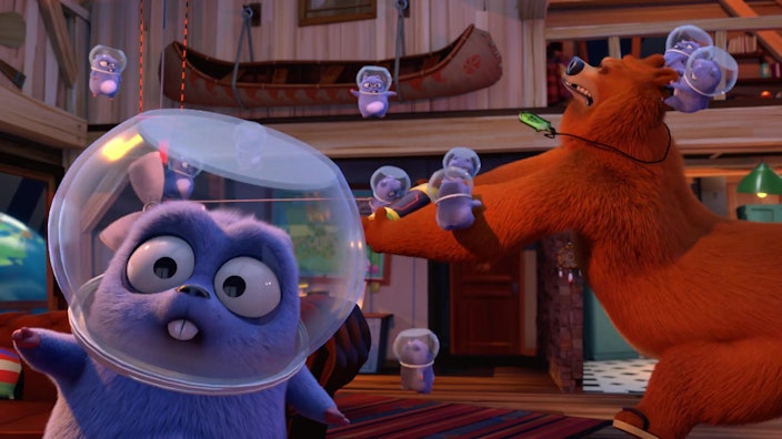 Grizzy & die Lemminge Die Raketen-Hütte