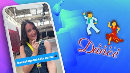 Hypezeit Shorts Backstage bei LetsDance