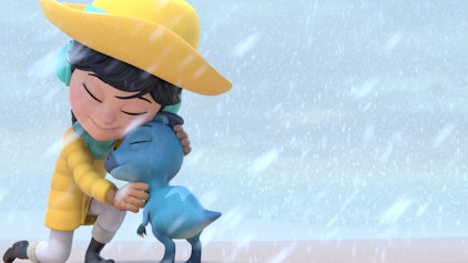 Dino Ranch Luna sieht das Licht