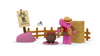 Pocoyo Zurück und zurück in der Zeit