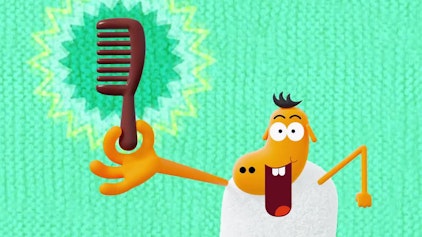 Karate Schaf Tricos neue Frisur