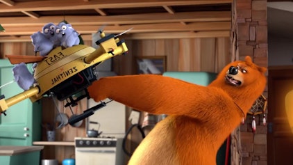 Grizzy & die Lemminge - Kurze Clips Bär in den Wolken