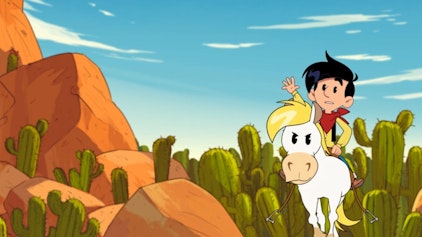 Kid Lucky Miss Pencil im Stress