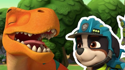 PAW Patrol - Helfer auf vier Pfoten Mini-T-Rex allein in der Wildnis