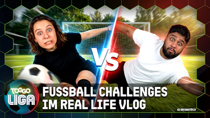 TOGGO Liga Wir schießen mit SCHWIMMFLOSSEN!| TOGGO Liga VLOG
