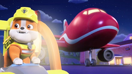 Rubble & Crew Die Crew baut eine riesige Landebahn