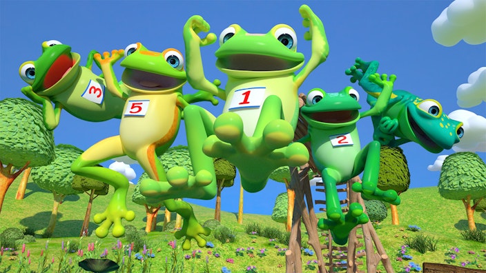 CoComelon Fünf Kleine Frösche